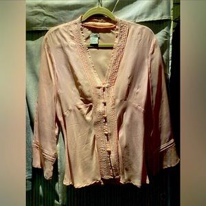 Odelle Soft Pink Blouse, Size 12